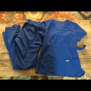 Grey’s anatomy royal scrub set XS